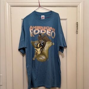 American Rodeo - Blue Graphic T-Shirt